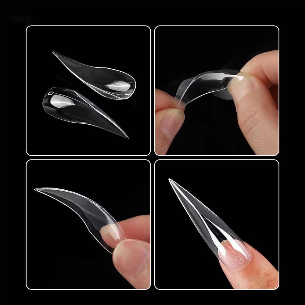 Ongles Stiletto incurvés