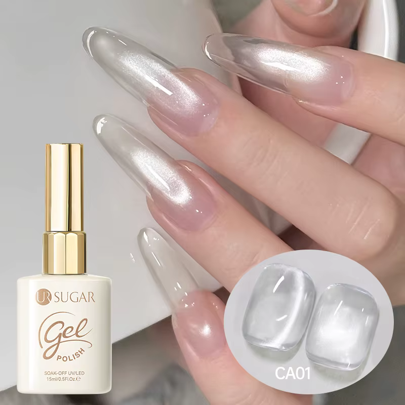 UR SUGAR 15ml chat Gel magnétique gelée verre couverture complète Varnis Gel