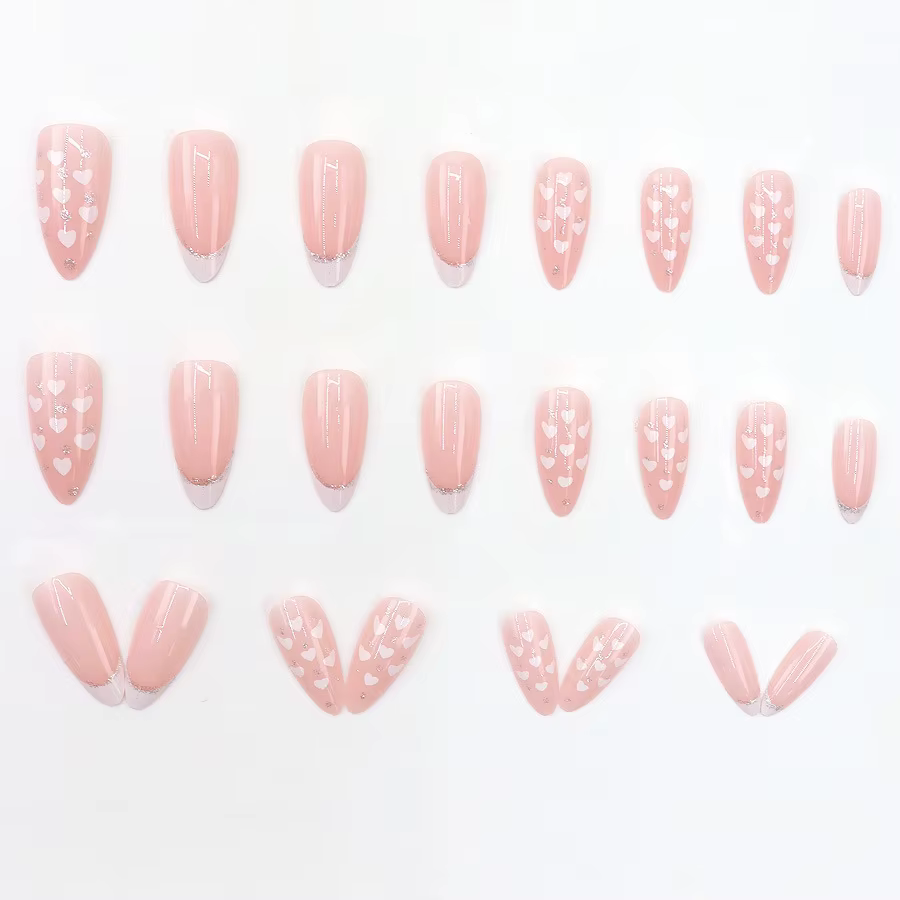 Faux ongles moyens pour femmes et filles