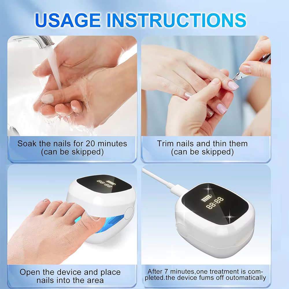 Dispositif de lumière LED Laser pour champignons des ongles