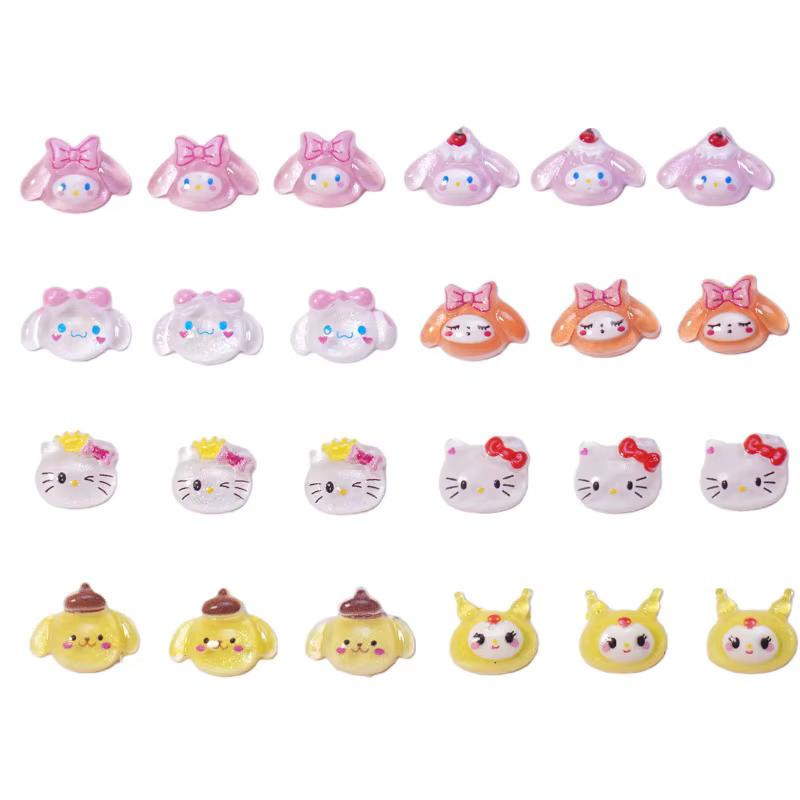 100 pièces/paquet de charmes pour ongles KT Kitty - Art