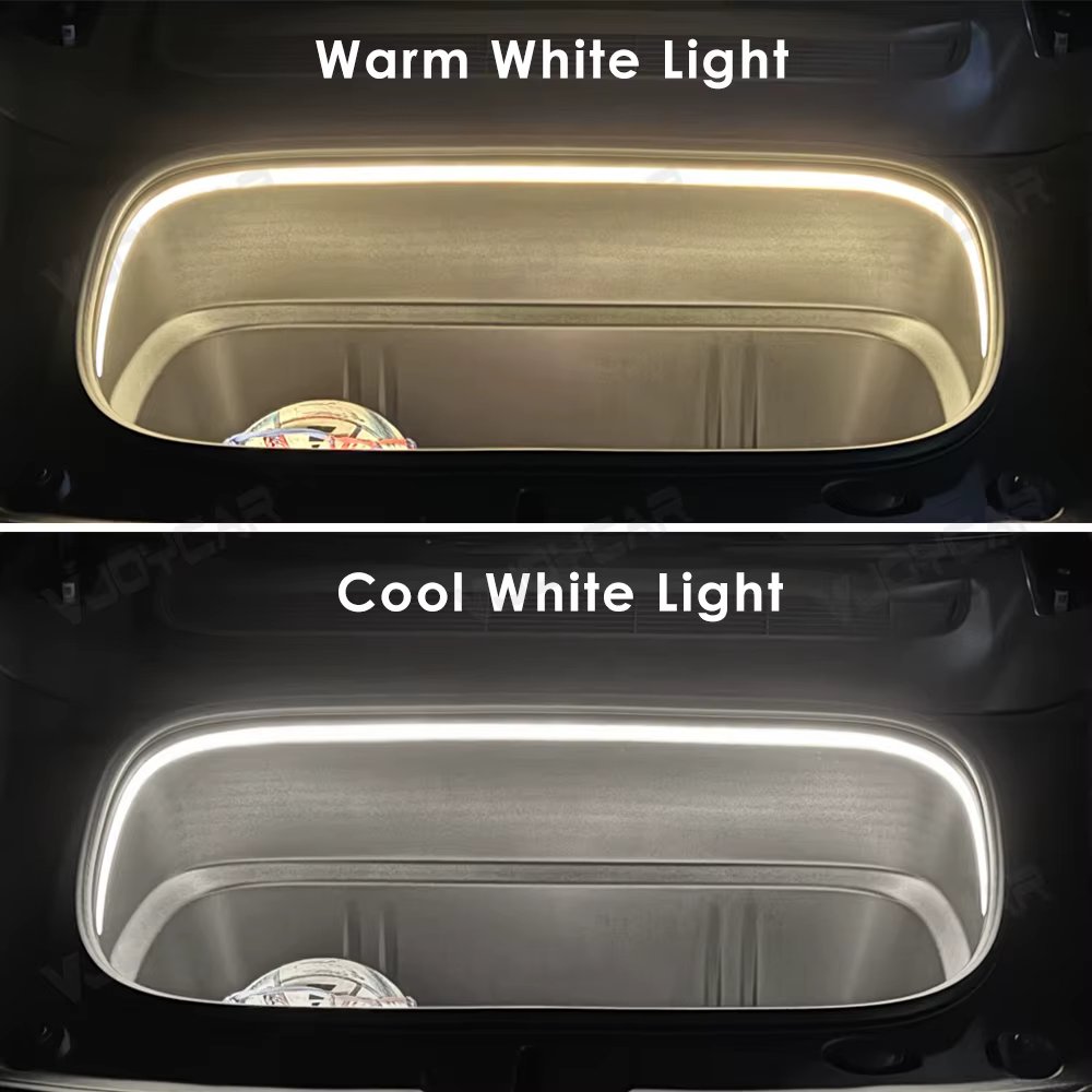 VJOYCAR Nouveau modèle Y Juniper YL New 3 Highland Bande LED étanche pour coffre arrière et avant, éclairage d'ambiance lumineux, Plug & Play