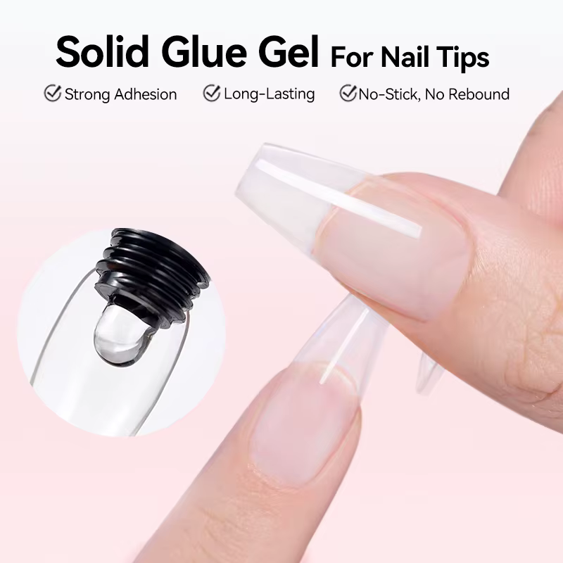 UR SUGAR 30ml Gel de colle solide pour les pointes des ongles Gel Nail Art strass longue durée Super fort acrylique tremper Gel d'adhérence