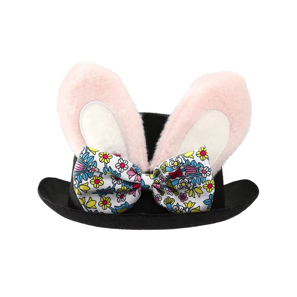 Accessoire Chapeau de Pâques noir pour déguisement, jeu de rôle, accessoire photo, cosplay, spectacle sur scène, accessoire photo pour chapeau haut de forme
