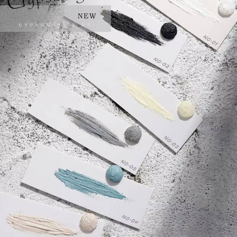 Gel de gypse pour décoration des ongles