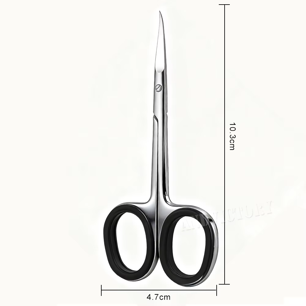 Ciseaux à cuticules en acier inoxydable