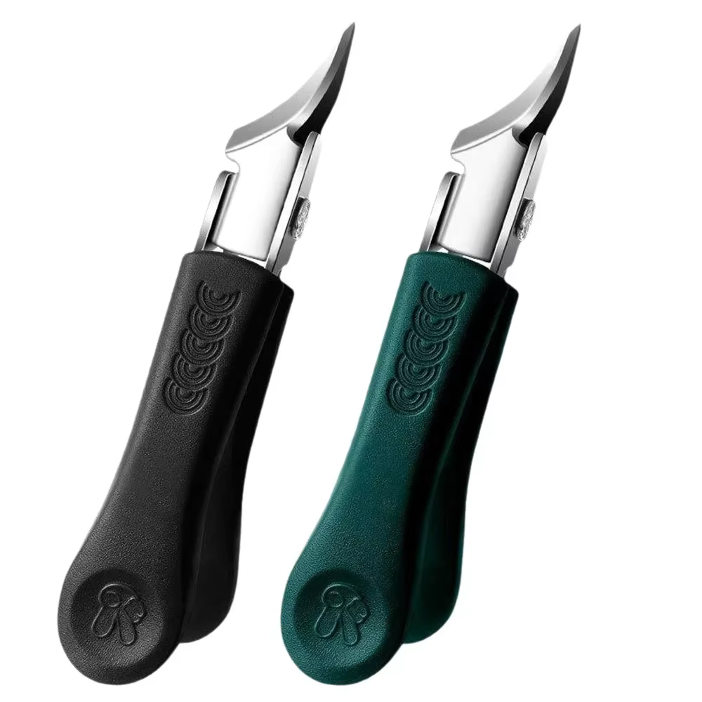 Les coupe-ongles fins et effilés sont spécialement conçus pour les ongles épais. Ils