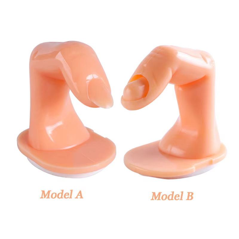 1/5 pièces faux doigt outil de pratique des ongles manucure