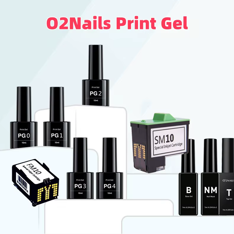 Gel d'impression O2nails pour imprimante à ongles