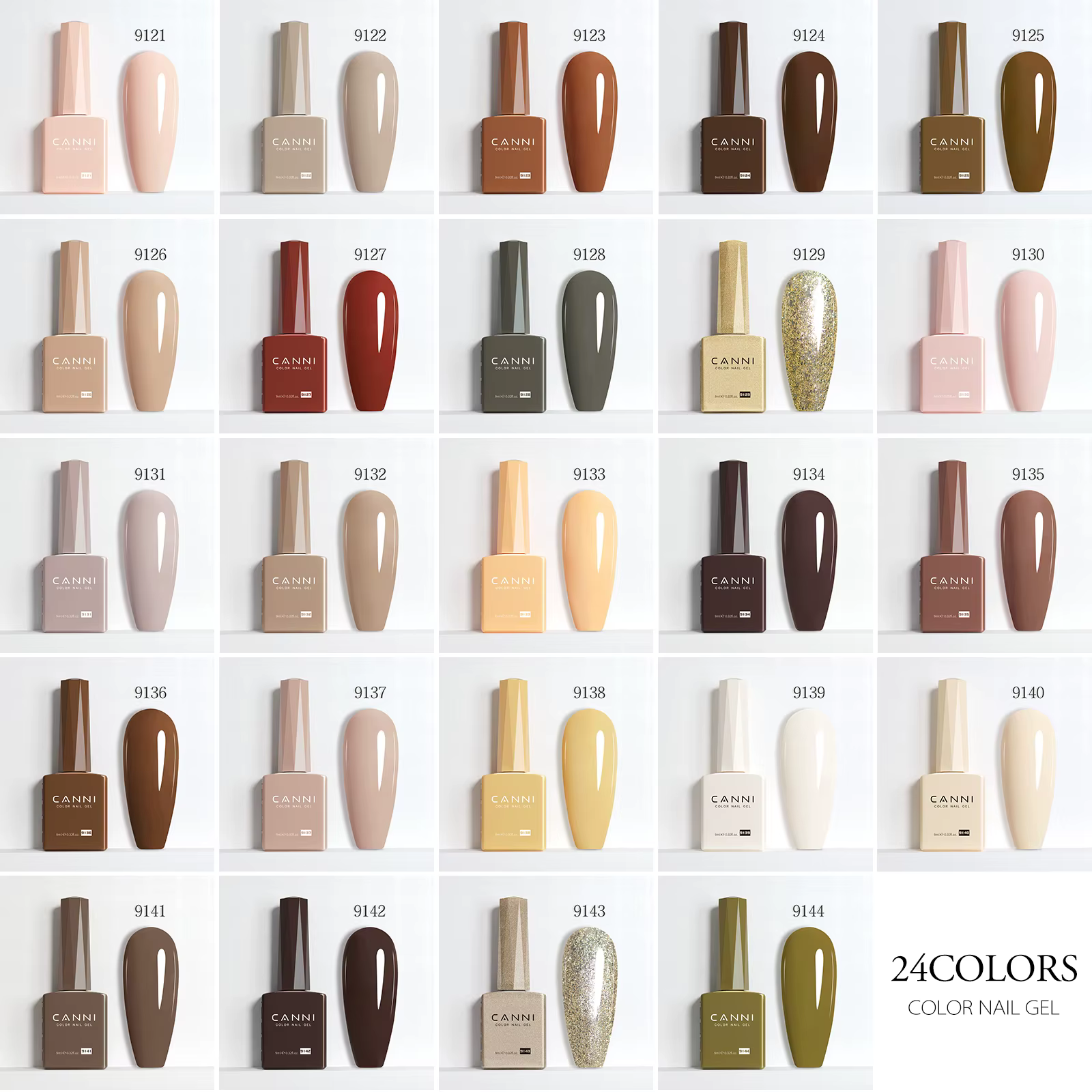 CANNI 9ml vernis à ongles couleur verte oeil de chat