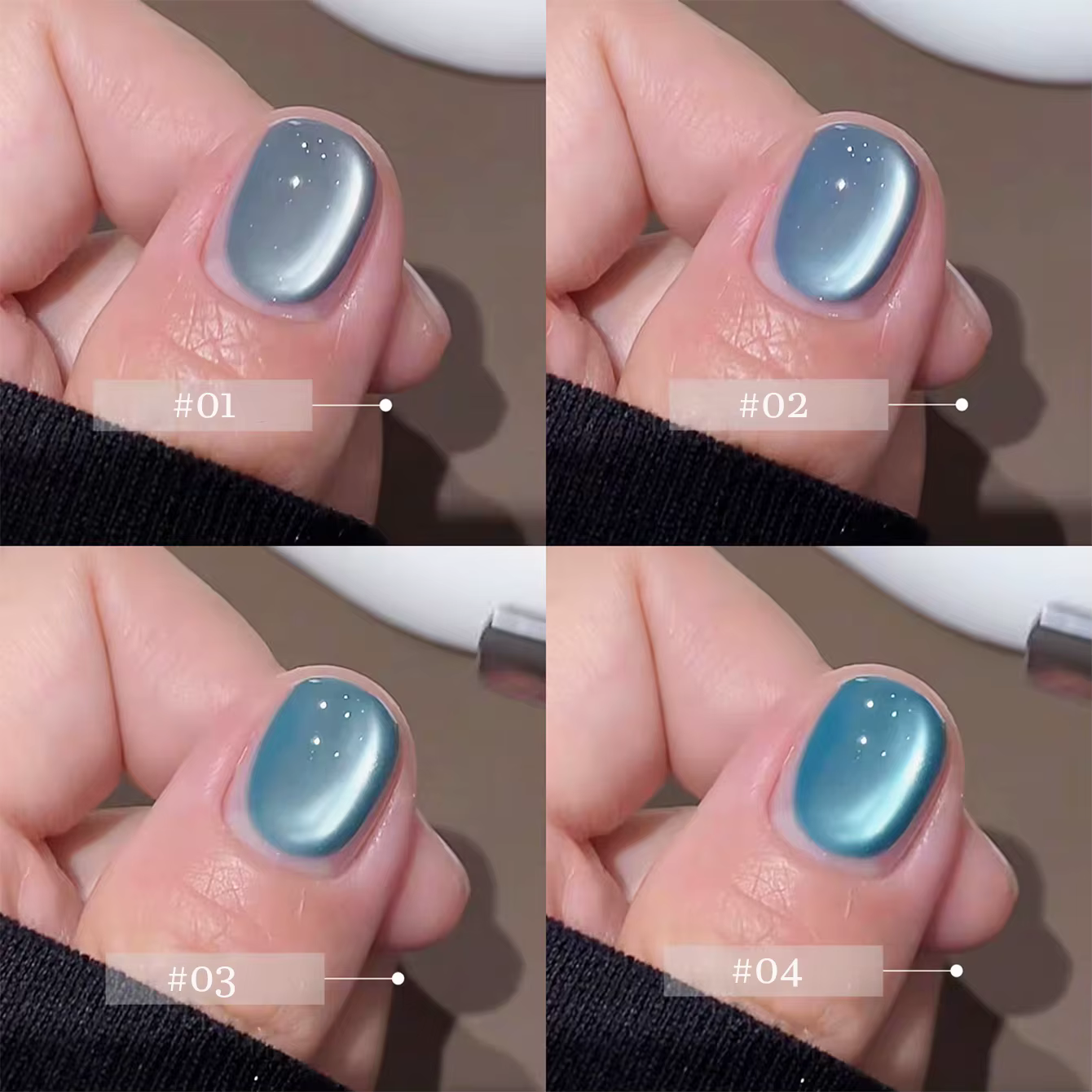 WS Vernis à ongles gel 4 couleurs Printemps-Été