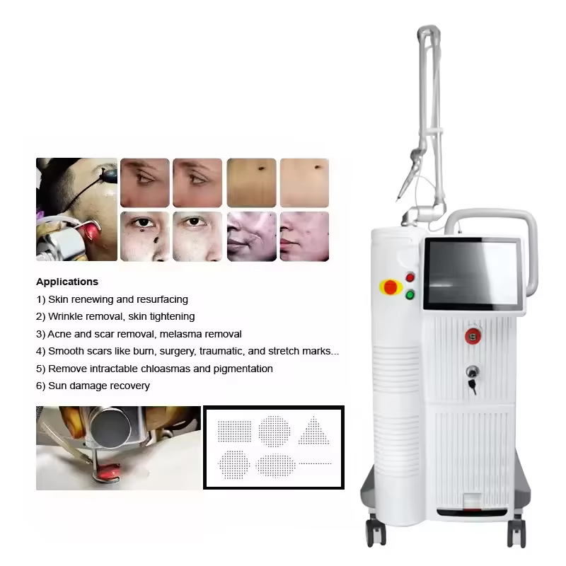 Machine de resurfaçage fractionnel au laser CO2 4D Fotona, équipement professionnel pour l'élimination des cicatrices, la réduction des rides et le raffermissement de la peau