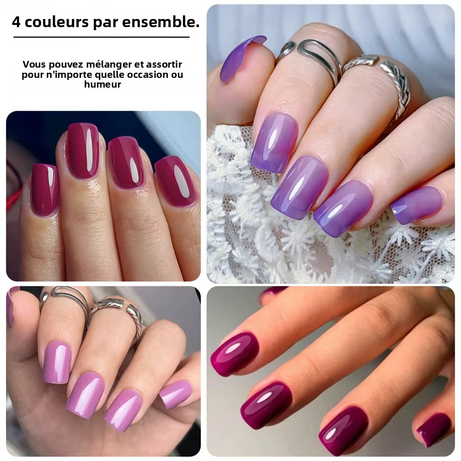 96 pièces presse sur ongles courts