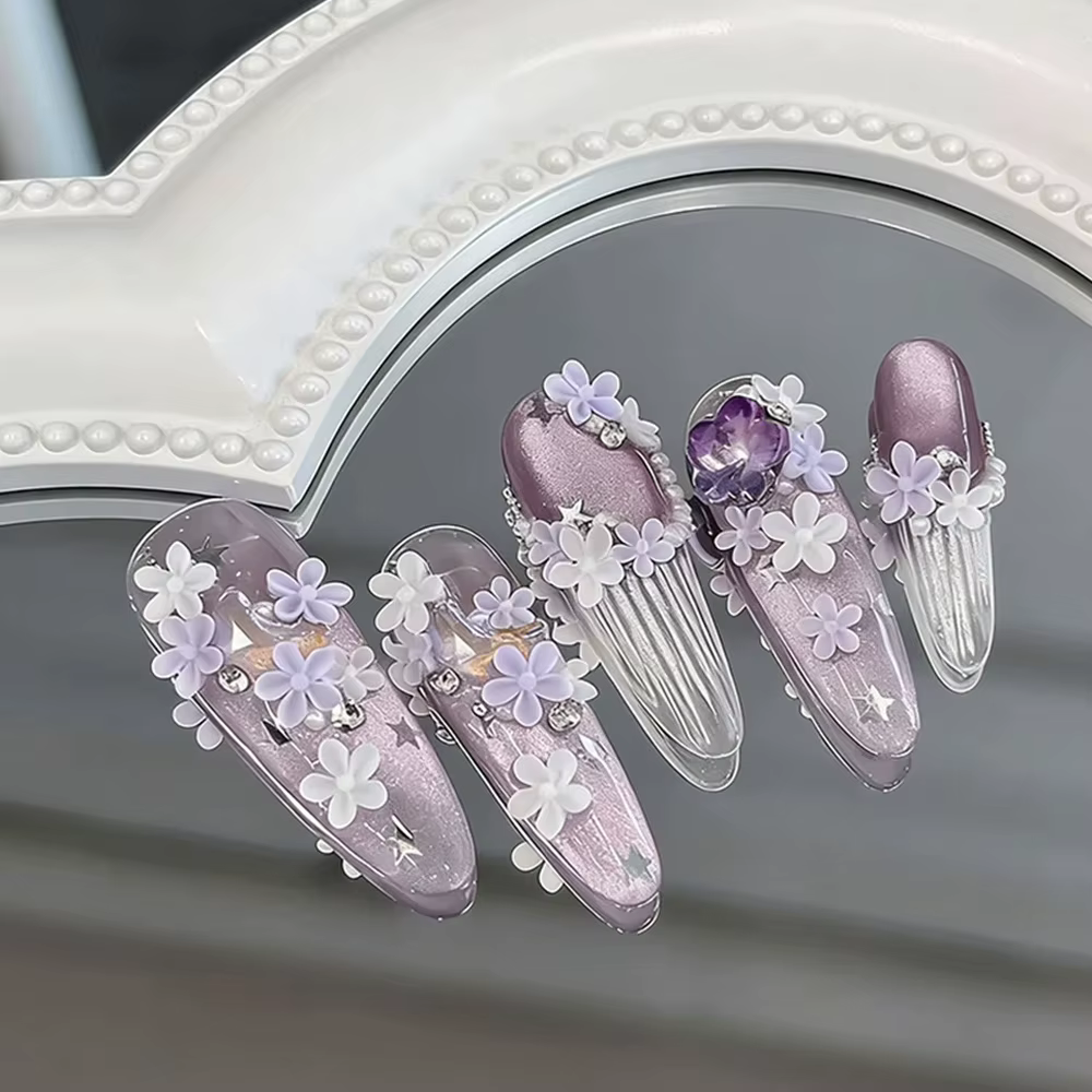 100 pièces de fleurs en résine colorées (frangipanier