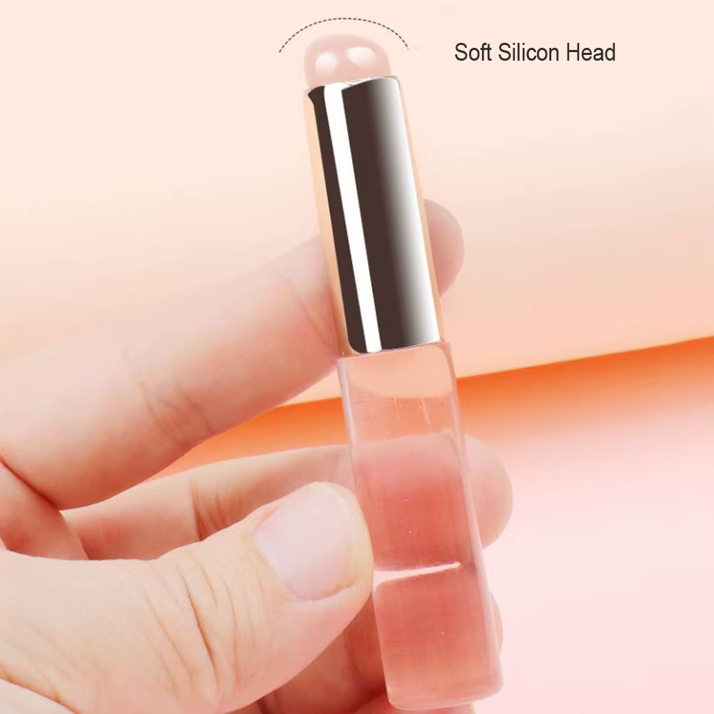 Brosse à ongles en Silicone rose