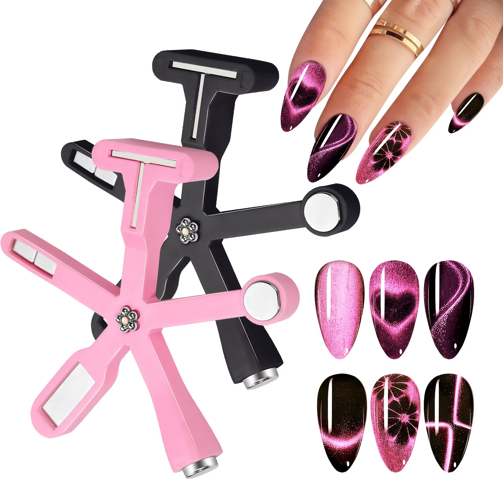 Aimant pour ongles 6 en 1