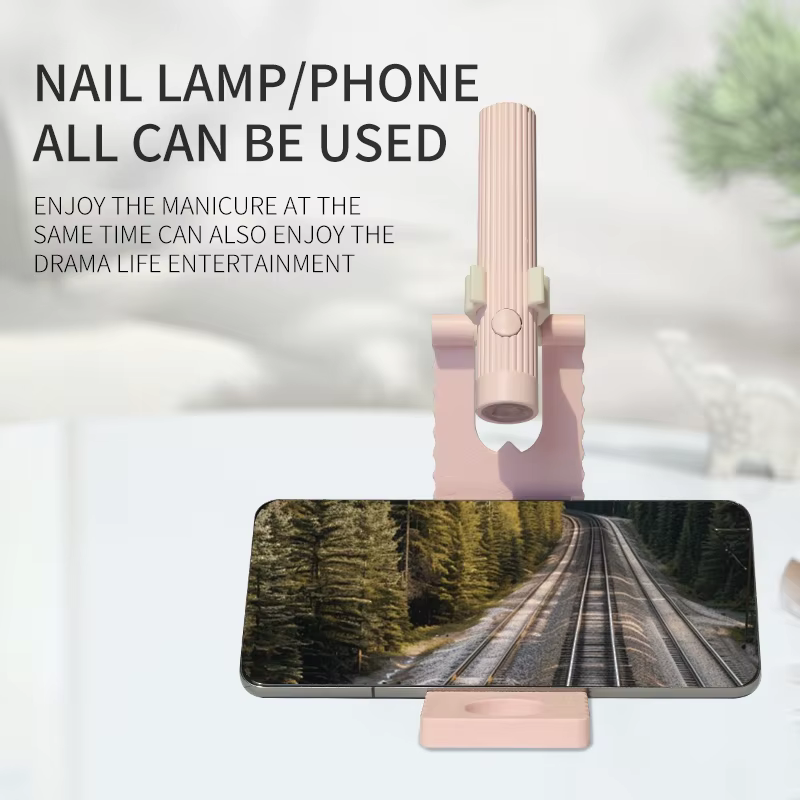 Support de lampe à ongles professionnel pliable et portable