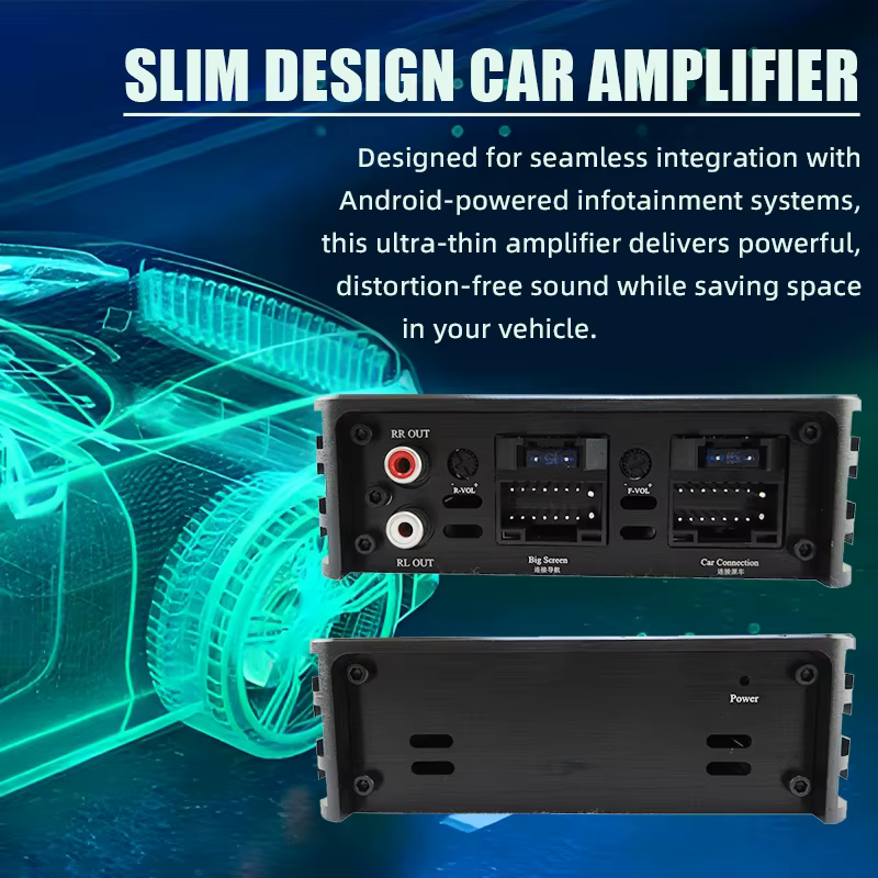 Système Android grand écran amplificateur spécial Audio de voiture mise à niveau sans perte 4 voies DSP-processeur Audio numérique intelligent
