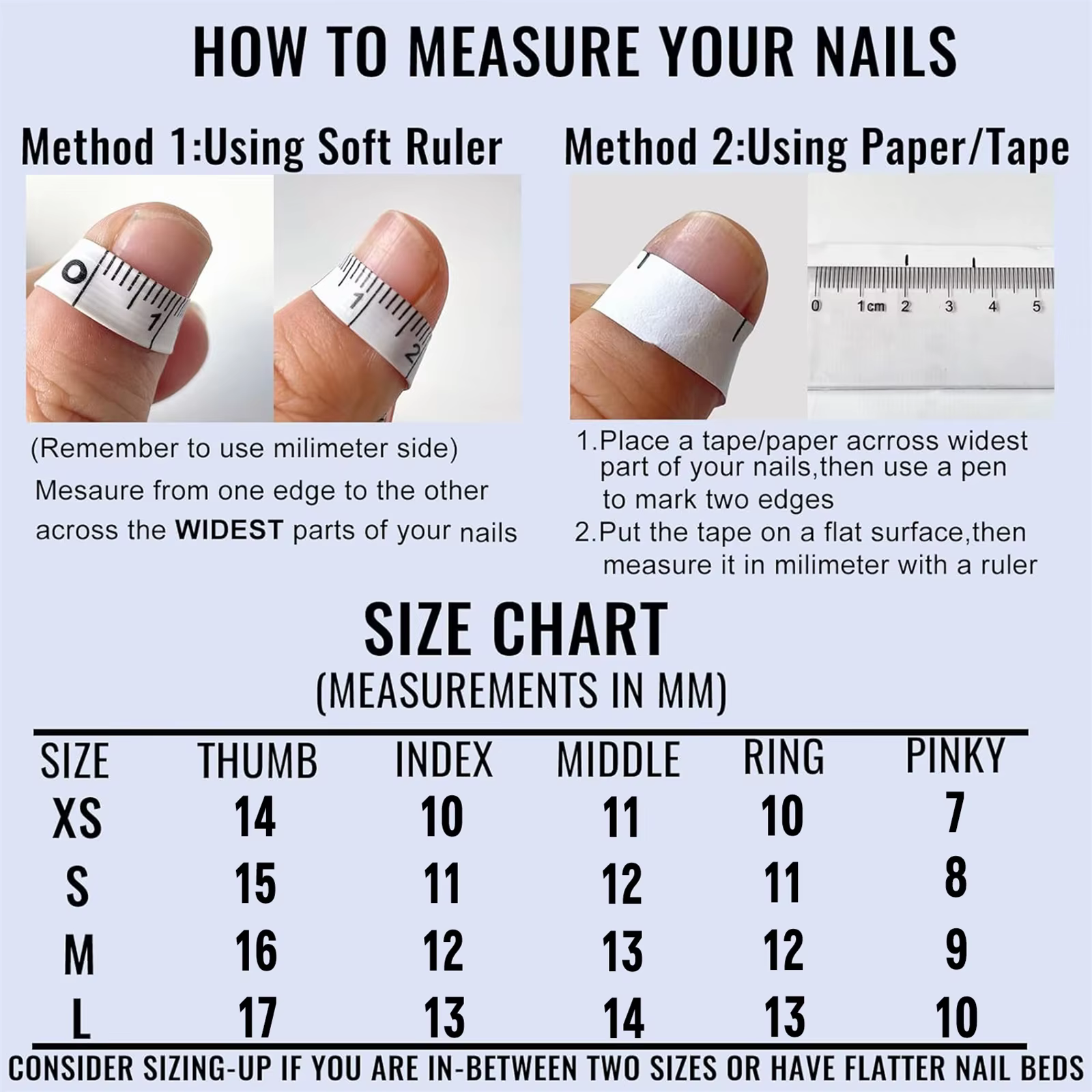 Faux ongles de luxe à pression avec strass en or rose