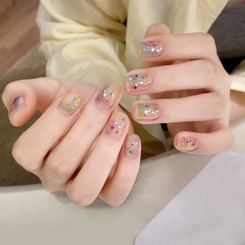 12 grilles étoile paillettes