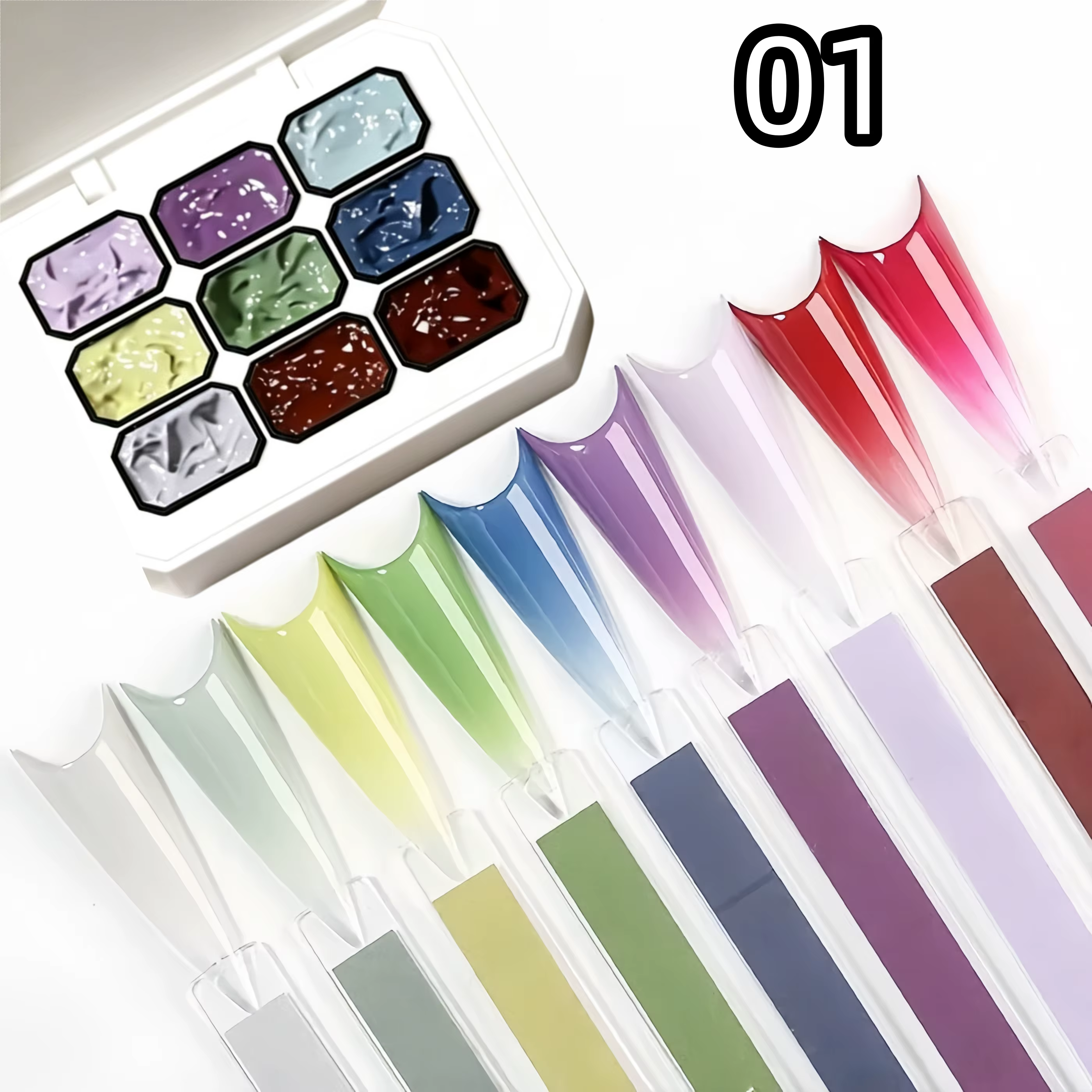 Vernis à ongles solide 9 couleurs