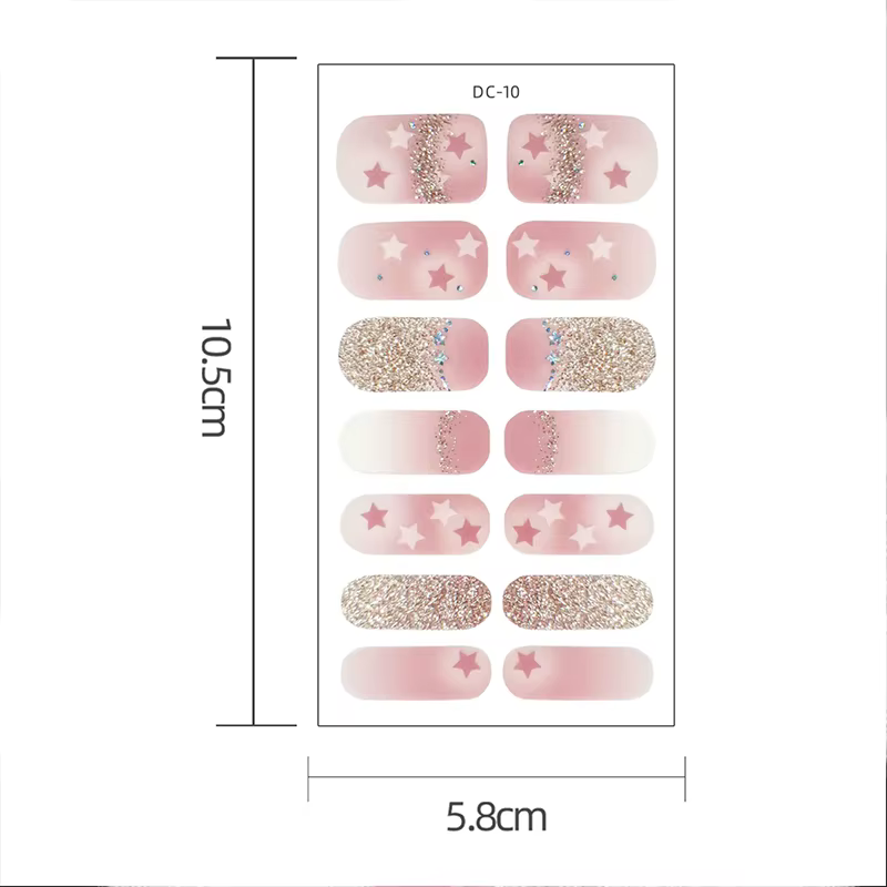 Autocollants adhésifs Uv en Gel pour ongles
