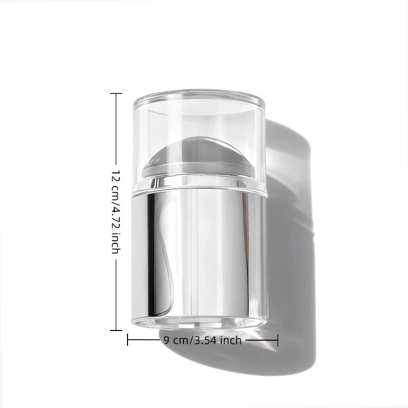 Mini sceau à ongles Transparent avec grattoir