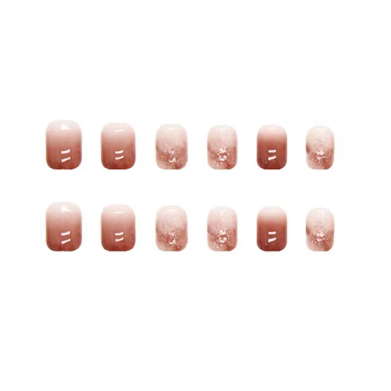 Faux ongles amovibles, dégradé de Caramel