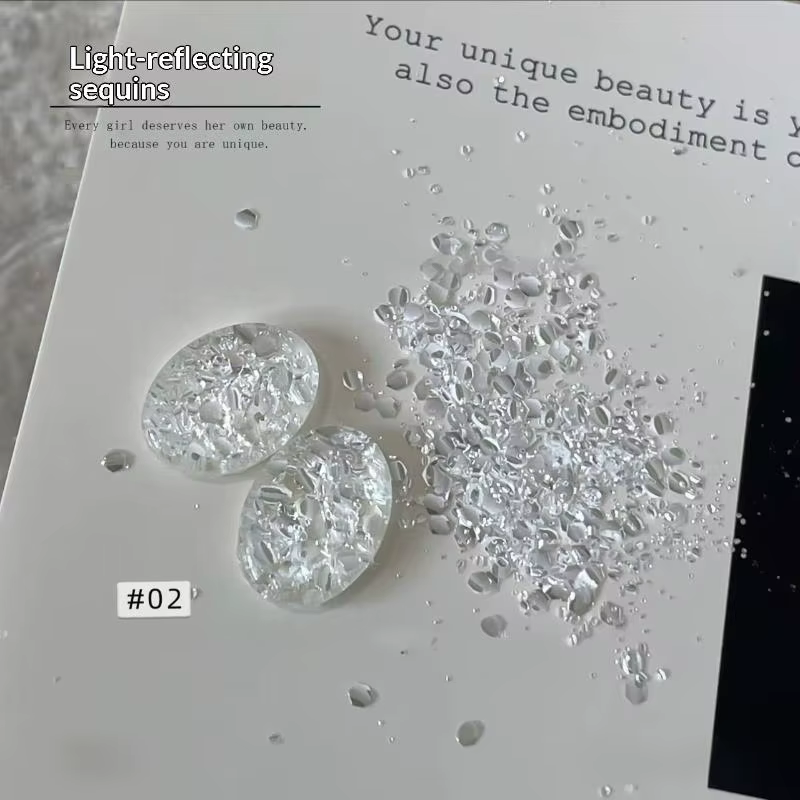 Paillettes pour nail art avec effet scintillant pour des designs DIY et des looks glamour