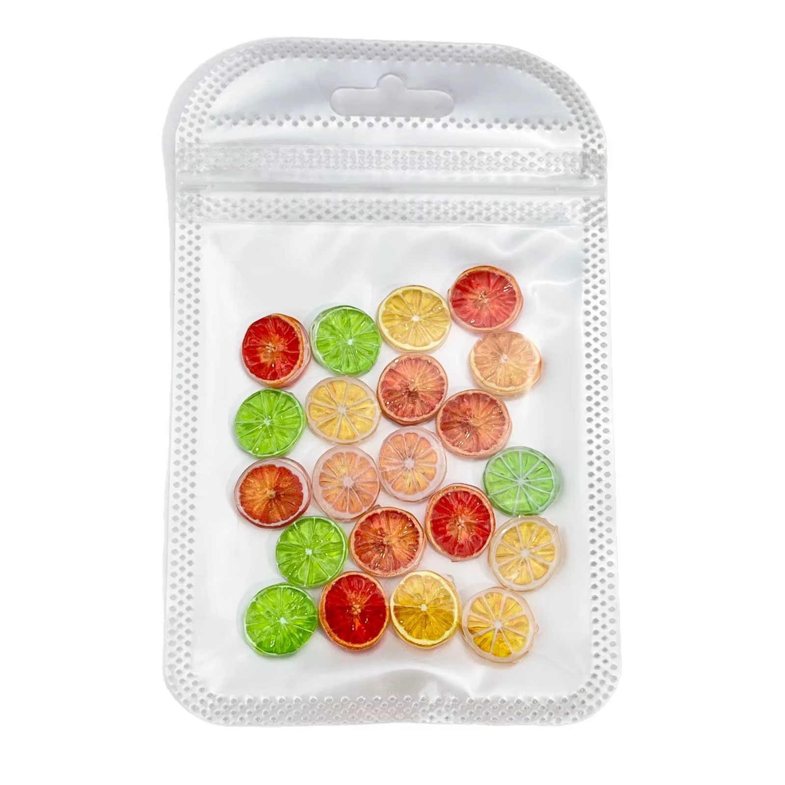 Breloques pour ongles en résine Orange