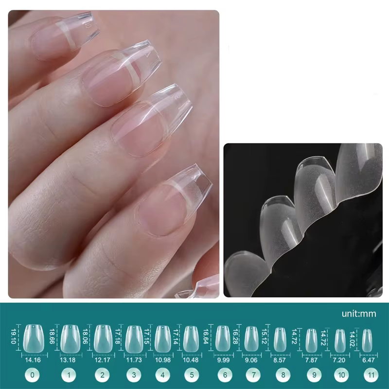 Capsules pour faux ongles, couverture complète, Gel doux, diverses formes et Styles pour Extension d'ongles professionnelle, bricolage, 120 pièces