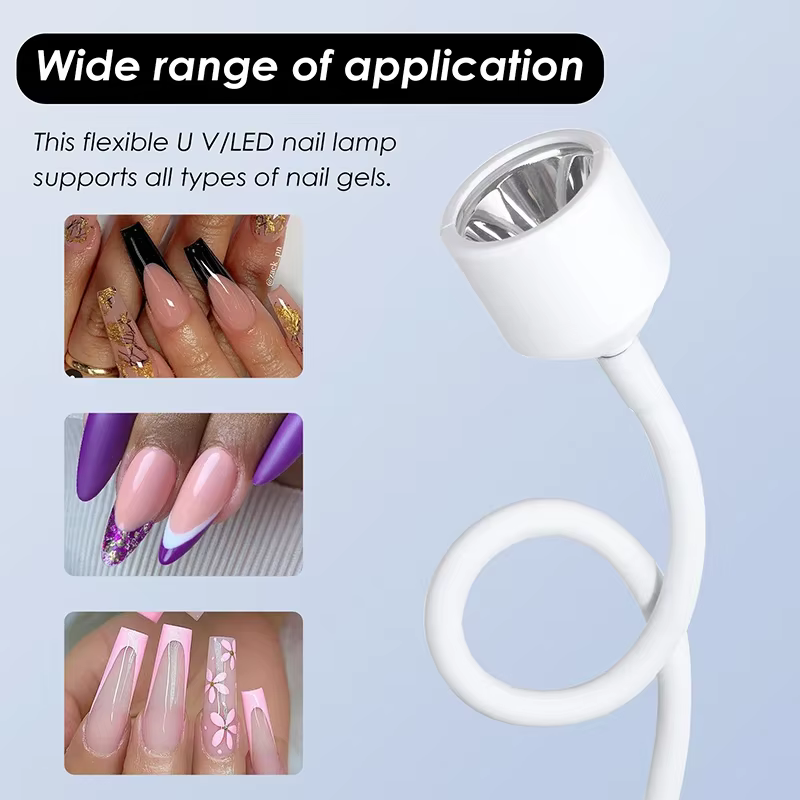Mini sèche-ongles UV LED lampe à ongles pliable USB lampes de polymérisation