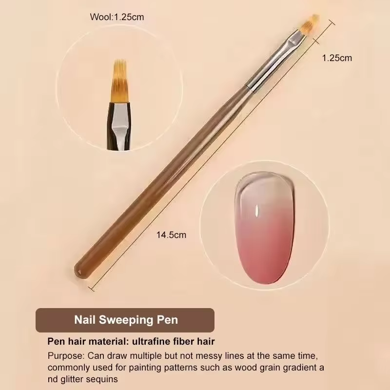 9 stylo Gel UV brosse à ongles bricolage