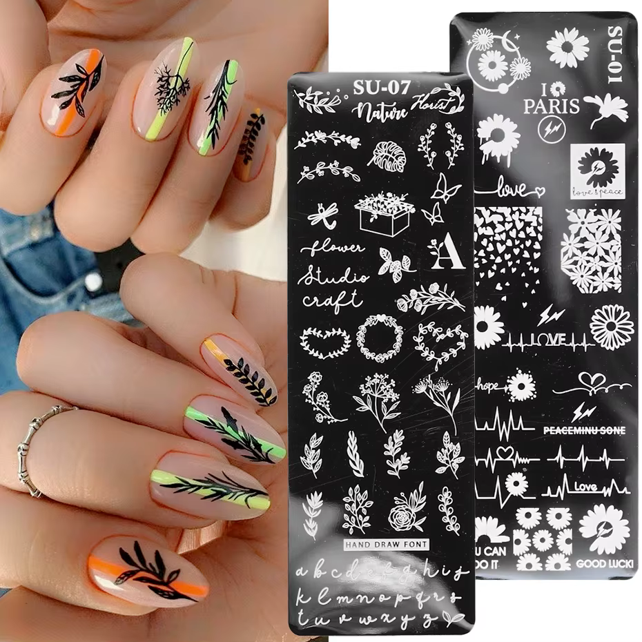 Plaque de stamping pour ongles