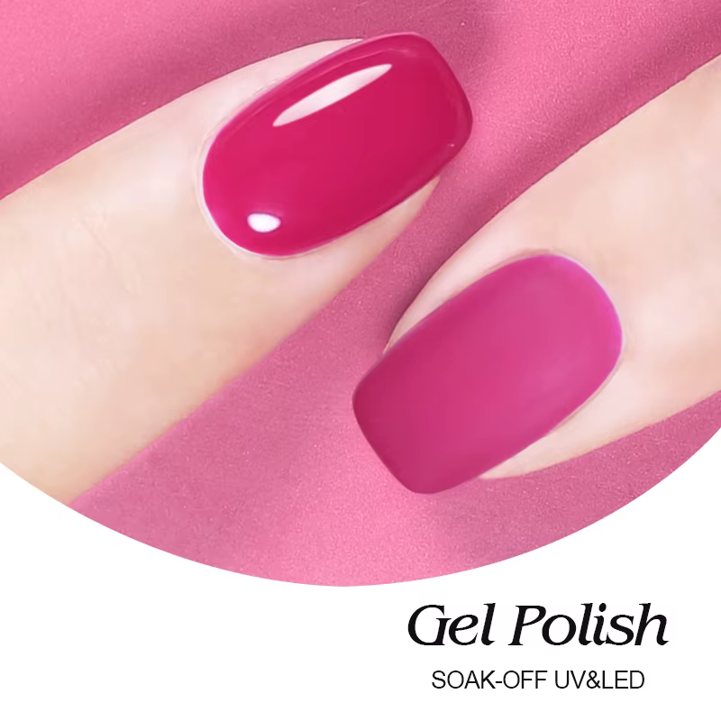 NAILCO 15ml couleur rouge chair Vernis Gel