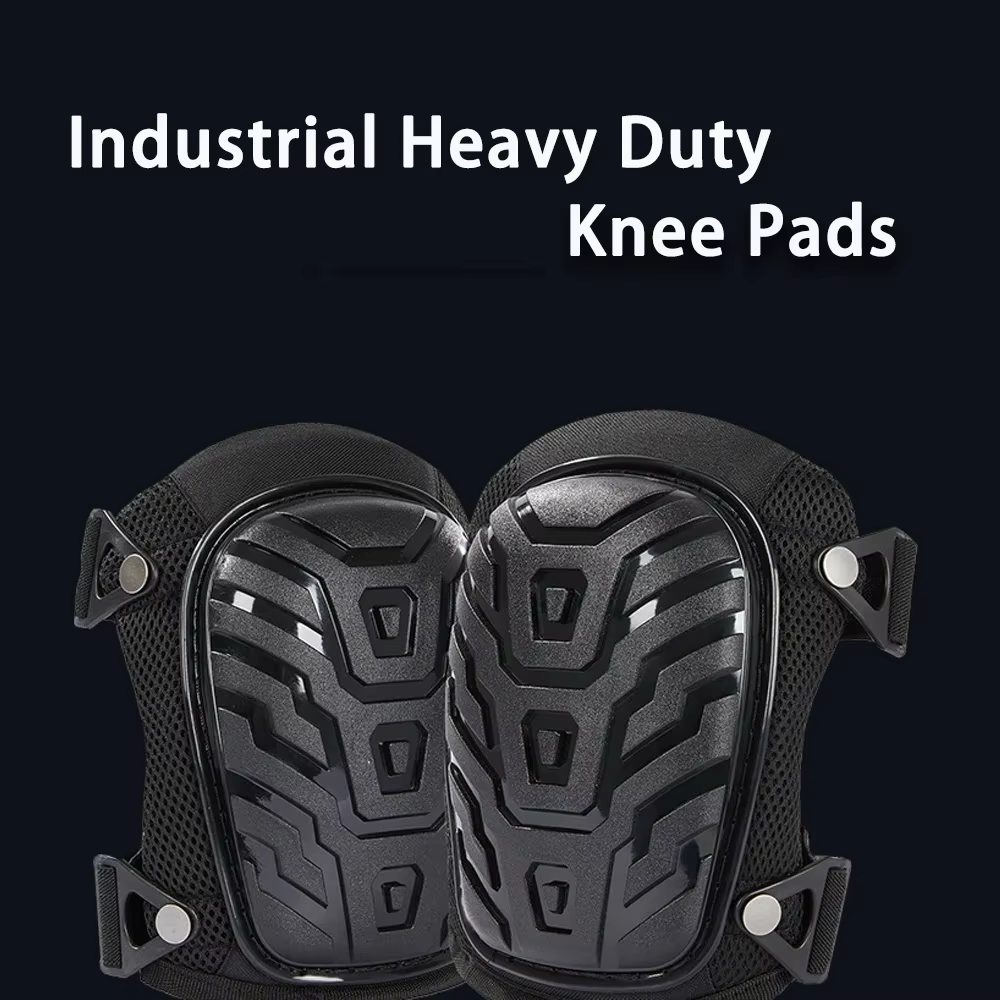 Genouillères professionnelles YANBIGUO pour le travail, le jardinage et la construction, avec coussin en gel épais, robustes et résistantes, 1 paire