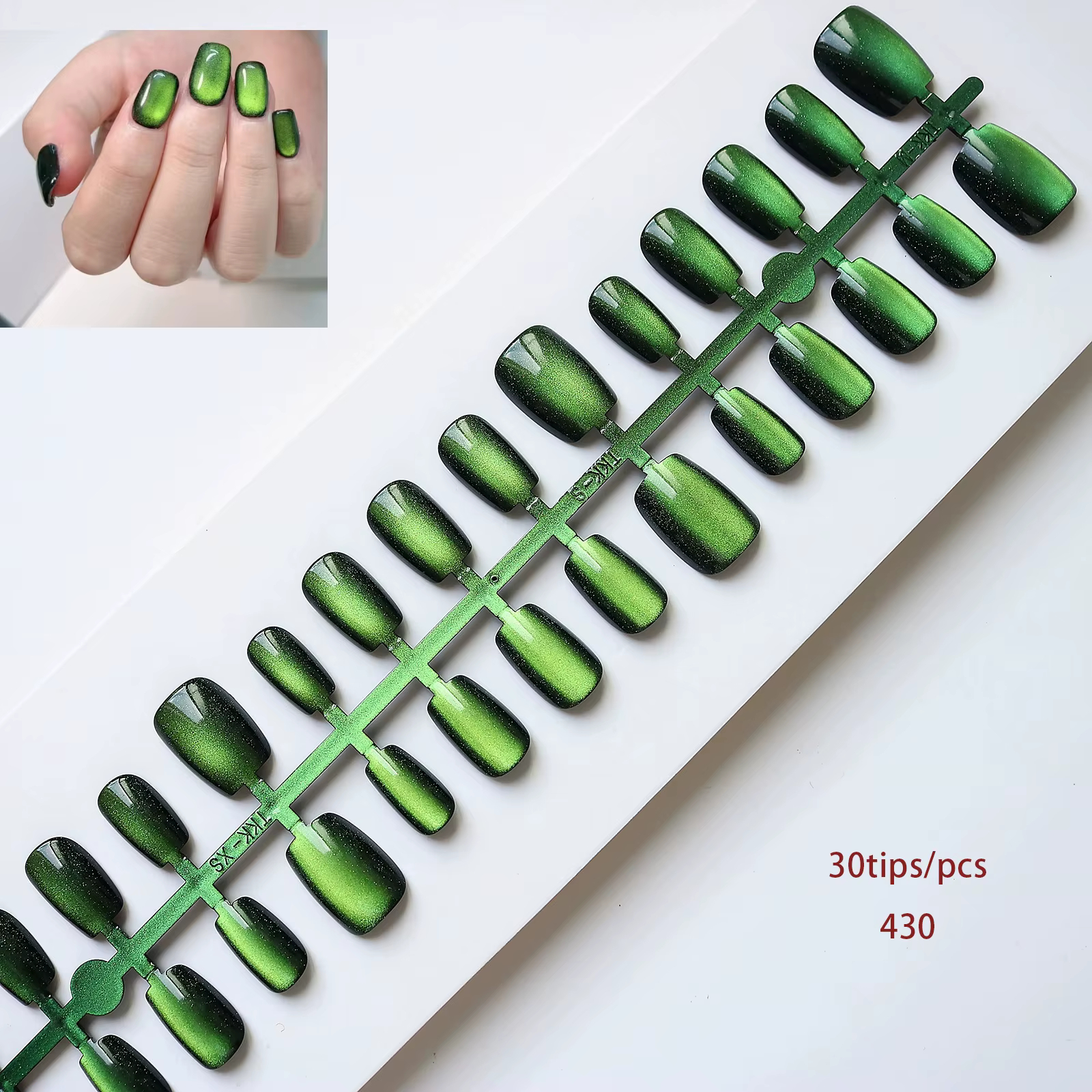 30 pointes presse sur ongles faux