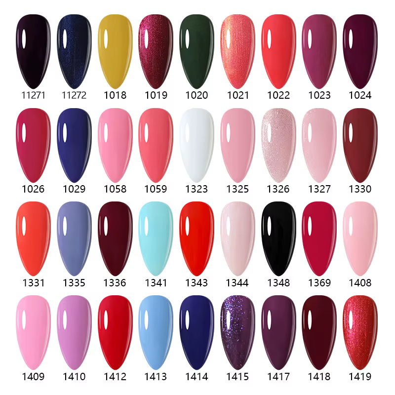 NAILCO 15ml Transparent couleur nue série gelée Gel vernis à ongles rouge