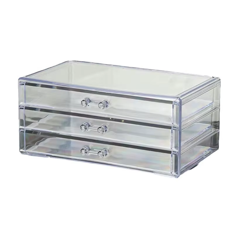 Boîte de rangement arina transparente pour vernis à ongles
