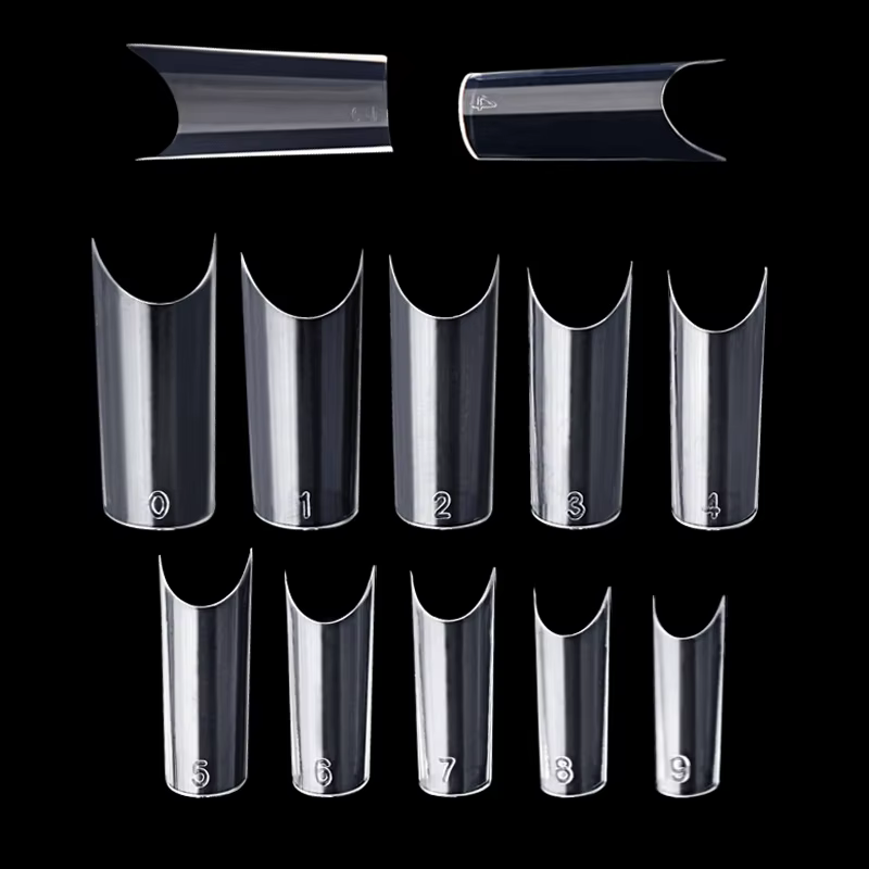 500 Pièces Faux Ongles Courbes en C
