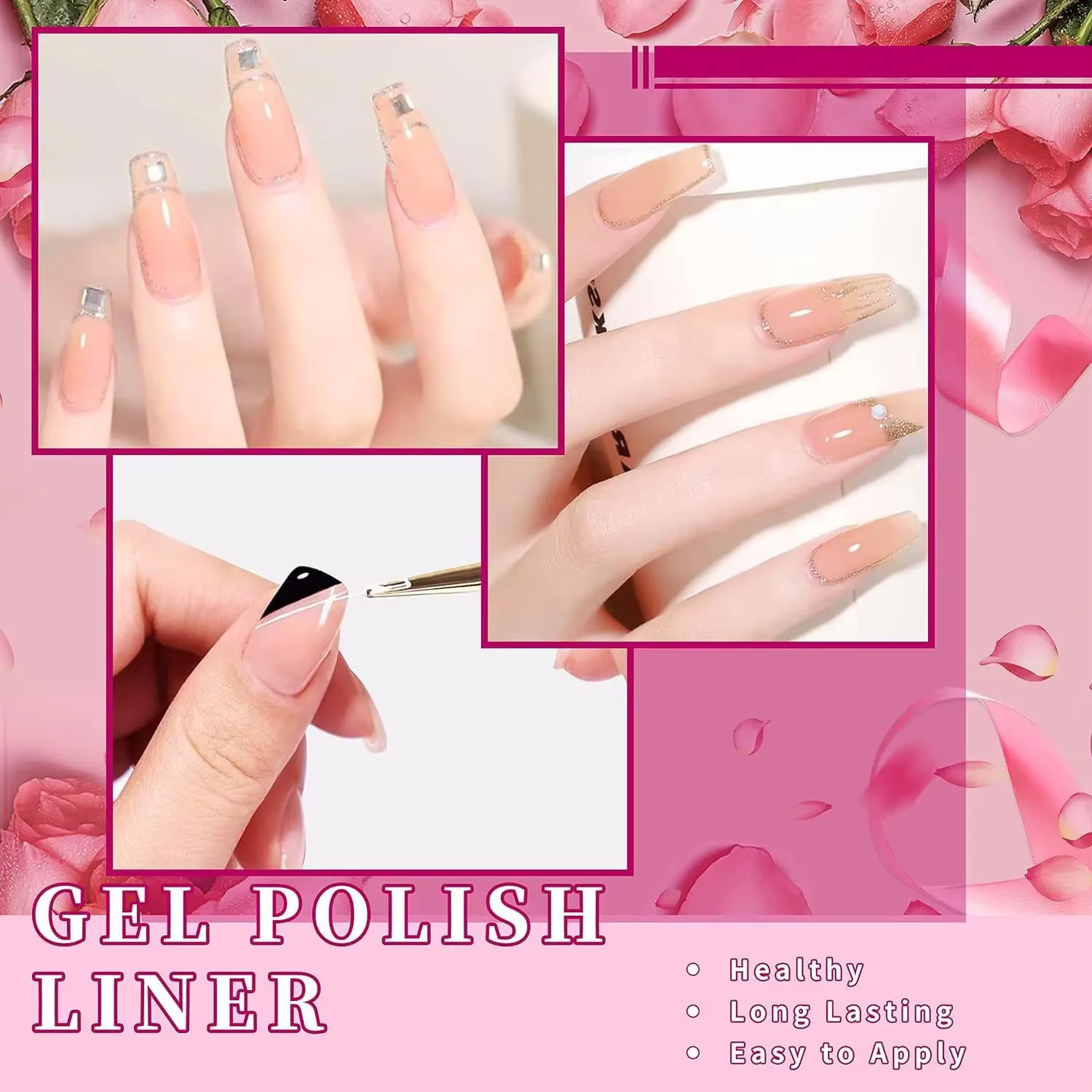 Kit de 12 Gels de Peinture pour Ongles Non Toxiques UV LED Soak Off – Le Meilleur Vendeur pour Manucure DIY à Domicile ou en Salon