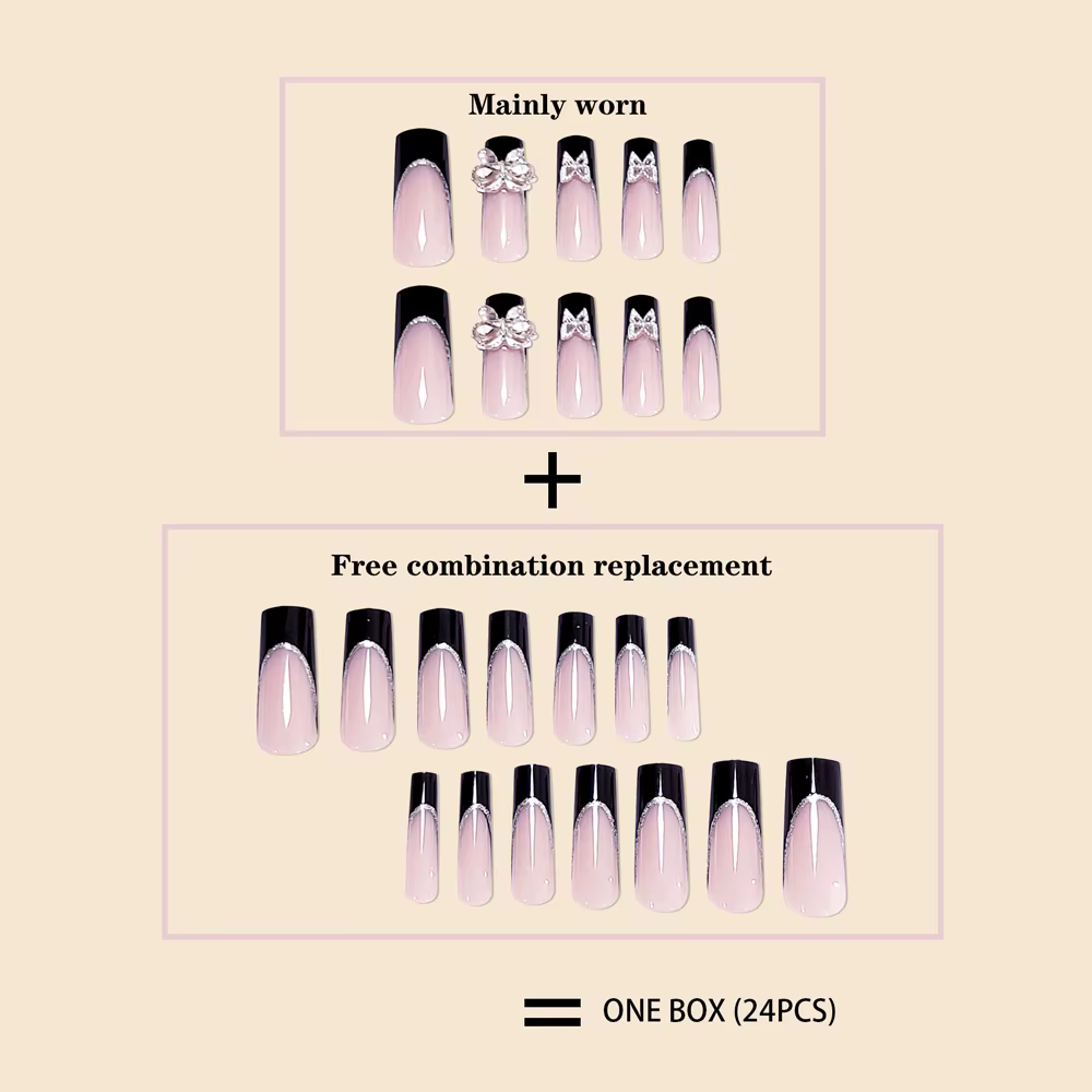 Faux ongles de luxe pour femmes et filles
