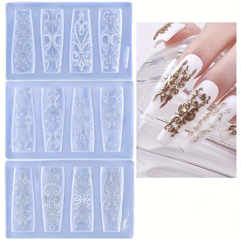 Moule à ongles en Silicone