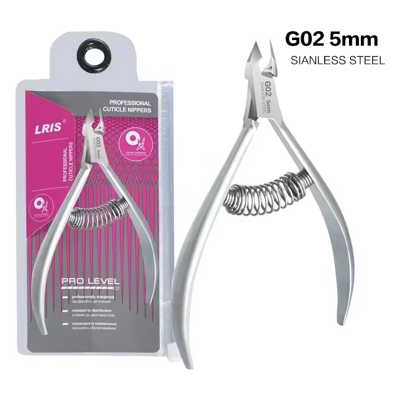 Pince à ongles coupe-cuticules nouveau dissolvant professionnel en acier inoxydable