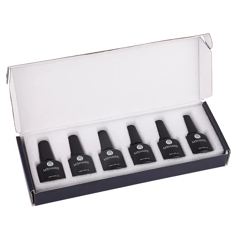 MSHARE vernis à ongles Gel blanc laiteux
