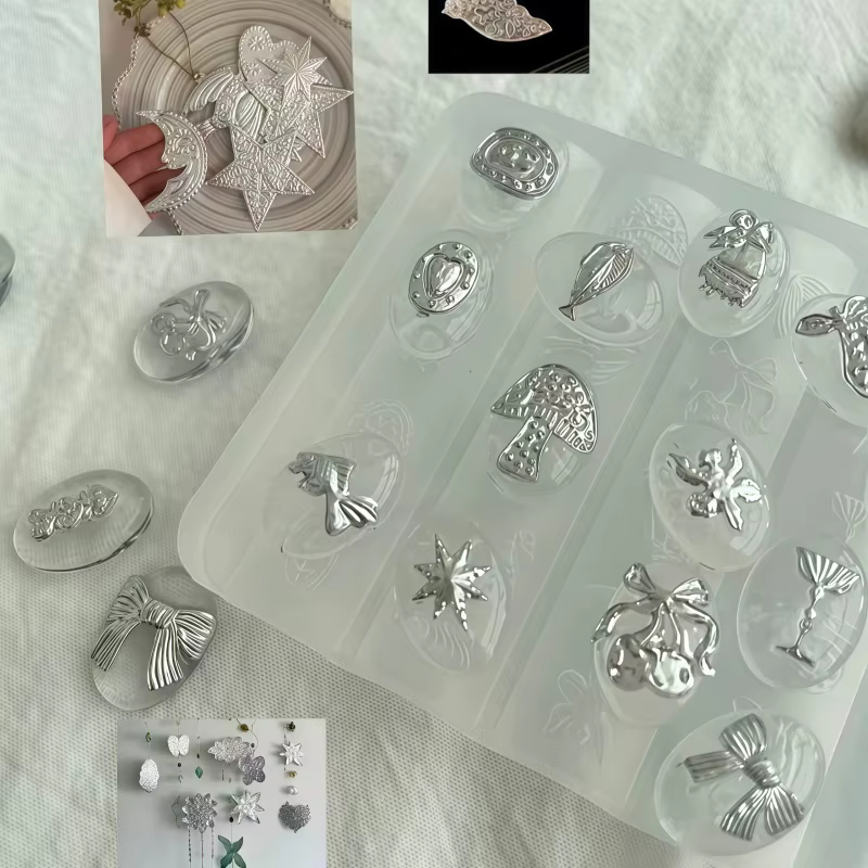 Moule en silicone 3D gaufré pour nail art