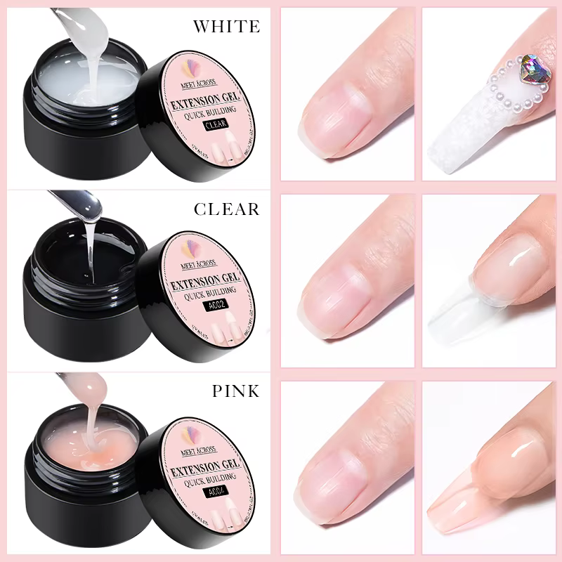 Ensemble de Gel d'extension d'ongles pour bébé Boomer