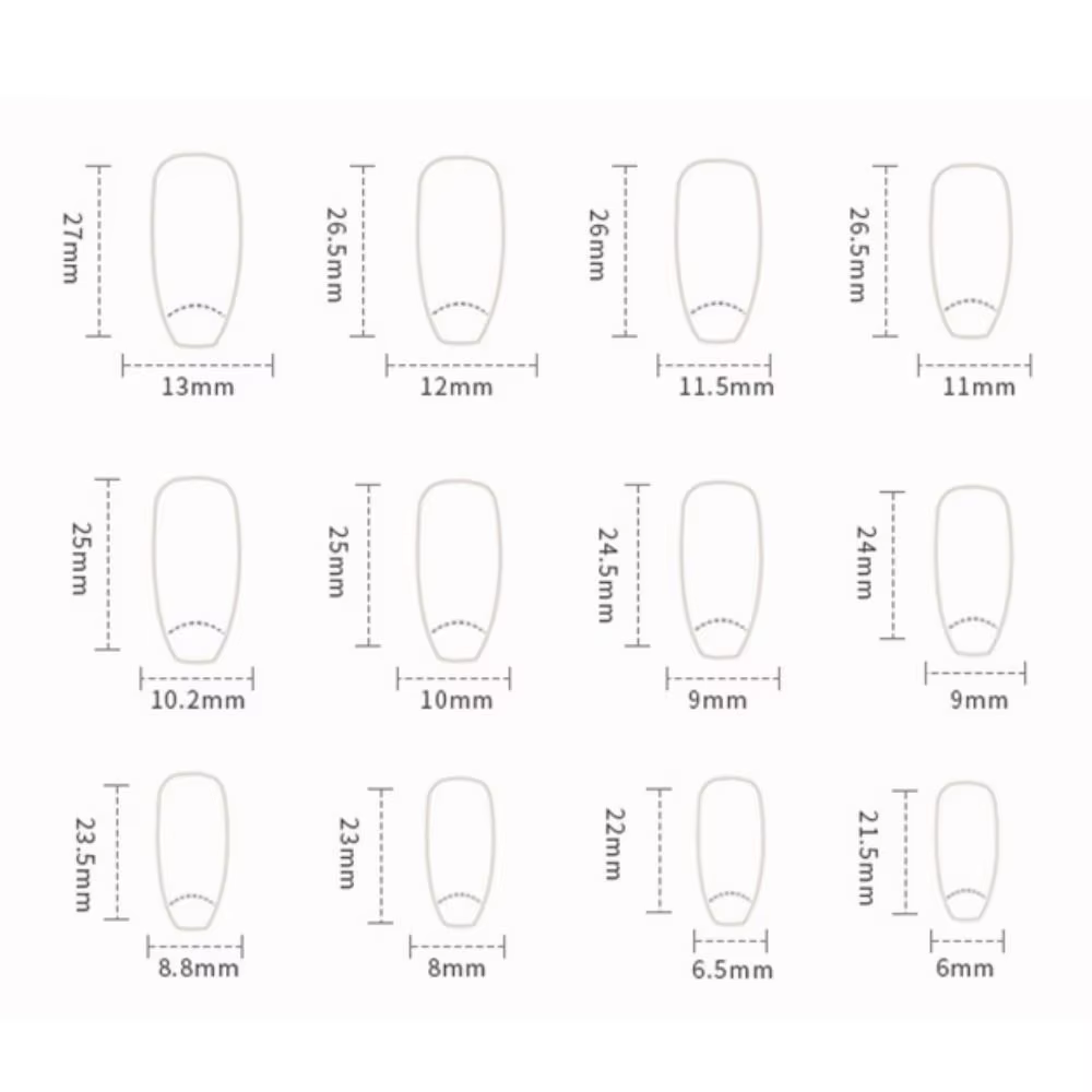 Faux ongles à presser détachables DIY