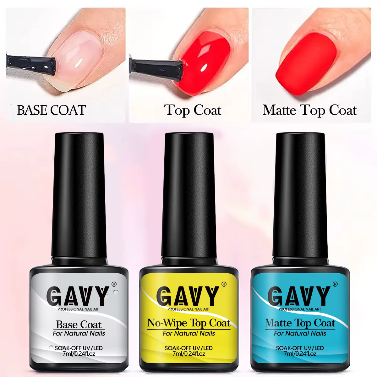 Ensemble de vernis à ongles gel longue durée