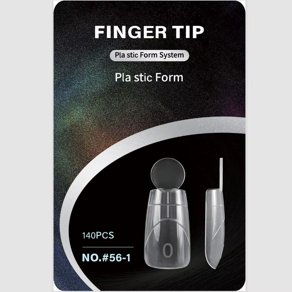 140 pièces de formes à ongles françaises à surface mate